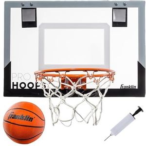 Franklin Sports 54132X Boven de deur Mini Basketbal Hoop - Slam Dunk Goedgekeurd - Shatter Resistant - Accessoires inbegrepen,