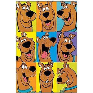 Artopweb Scooby Doo wandbord van MDF, meerkleurig, 60 x 90 cm