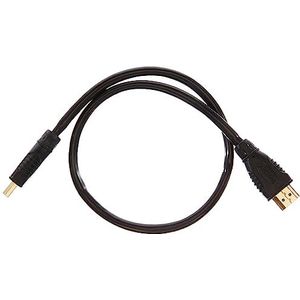 PremiumCord 4K HDMI-kabel M/M 10,2 Gbps, vergulde aansluitingen met audio achterkanaal, compatibel met video 4K UHD 2160p, Deep Color, 3D, HDR, 3x afgeschermd, zwart, 0,5 m