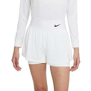 Nike Dames W Nkct Df Advtg Shorts, wit/wit/zwart, L