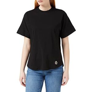 Ted Baker Dames WMB-ERISANA-Easy Fit T-shirt met volwassen mouwen, zwart, 1 (UK 8)