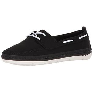 Clarks Step Maro Sand Bootschoen voor dames, Zwart textiel, 39 EU