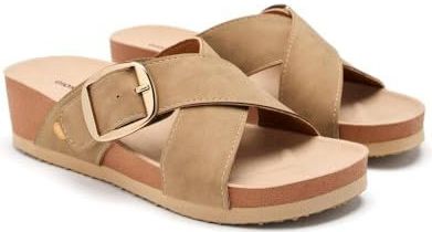 GIOSEPPO - Winn - Teenslippers - Taupe - Anatomisch Gevormde Binnenzool van Zachte Microvezel