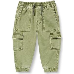 Levi's Lvb Realxed Dobby Cargo Jogger voor babyjongens 6ej115, Olivijn, 9 maanden