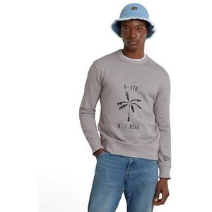 G-Star RAW musa stencil r sw, grijs (Grey Alloy D24703-d557-g276), XS