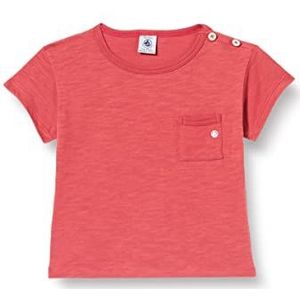 Petit Bateau A07BA T-shirt met korte mouwen, roze papi, 6 maanden, roze papa, 6 Maanden
