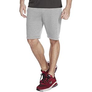 Skechers Explorer Shorts voor kinderen, 9 inch, lichtgrijs, maat XL voor heren, Lichtgrijs, XL