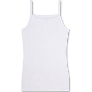 Sanetta Meisjesonderhemd Wit | Hoogwaardig en duurzaam katoenen onderhemd voor meisjes Onderhemd voor meisjes, wit, 128 cm