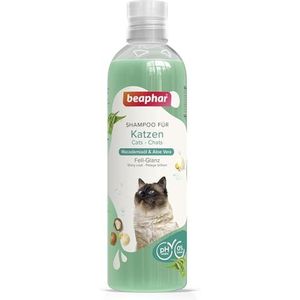 Beaphar Shampoo voor katten, met macadamia-olie en aloë vera, pH-neutraal, zonder parabenen, veganistisch, per stuk verpakt