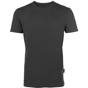 HRM Heren Luxe Ronde Hals T-shirt, Donkergrijs, Maat 6XL I Premium Heren T-shirt met Ronde Hals Gemaakt van 100% Organisch Katoen I Basic T-shirt Wasbaar tot 60°C, Hoogwaardige & Duurzame Herenkleding