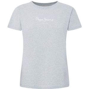 Pepe Jeans Wendys T-shirt voor dames, Grijs (Grijs Marl), XS