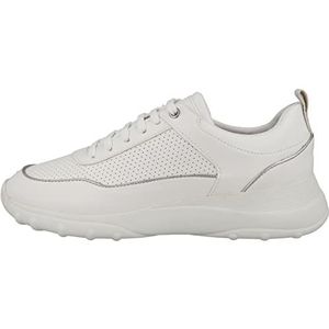 Geox D Alleniee Sneakers voor meisjes, off-white, 41 EU