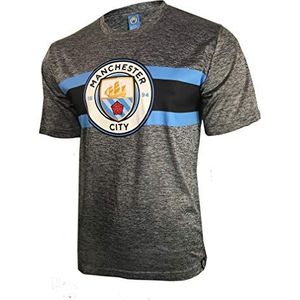 Icon Sports Manchester City F.C. T-shirt met korte mouwen voor heren, voetbalshirt, voor volwassenen, 1 stuks