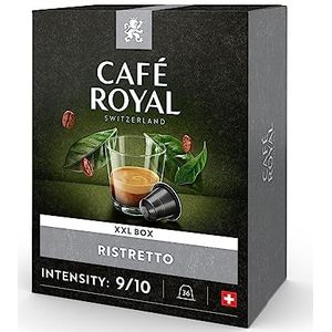 Café Royal Ristretto 36 capsules voor Nespresso koffiemachine, 9/10 intensiteit, UTZ-gecertificeerde koffiecapsules van aluminium