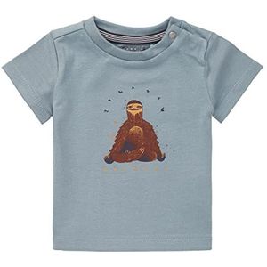 Noppies Baby Hirosaki T-shirt met korte mouwen voor baby's, jongens, Vintage Petrol - P901, 56 cm