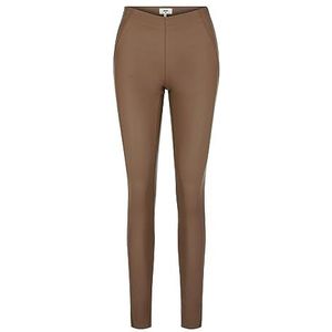 Object Dames Objbelle Mw Coated Noos Leggings, fossiel, 38