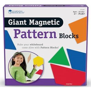 Learning Resources Reusachtig Magnetisch Patroon Blokken Demonstratie 47 Stuk Set