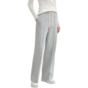 TOM TAILOR Denim Palazzo broek voor dames, 10658 - Cement Grey Mélange, M