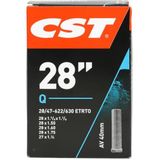 CST 071701 Fietsbinnenband, zwart, 28 x 1 1/8-1,75 inch, 28/47-622/635 AV40 mm