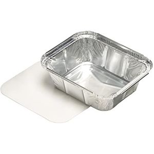 Papstar, Wegwerpservies, 14512 Wegwerp voedselcontainer aluminium (25 x)