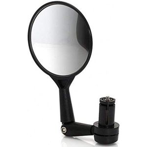 XLC Unisex - Fietsspiegel voor volwassenen MR-K02 80 mm fietsspiegel, zwart