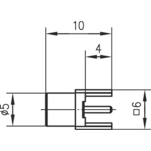 Telegärtner J01390A0041 J01390A0041 N-connector-stekker, recht 50 ""- 1 stuk