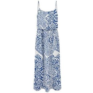 Onlnova Life Elite Strap Maxi Dress AOP, Mazarine Blue, 38