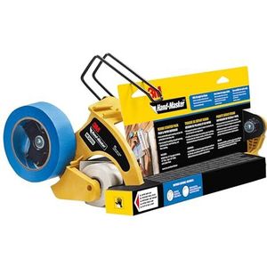 3M M3000 handmasker, voorgemonteerde maskerfolie en tape, te gebruiken op ramen, deuren, badkuipen en andere oppervlakken, beschermt oppervlakken tegen verfspatten