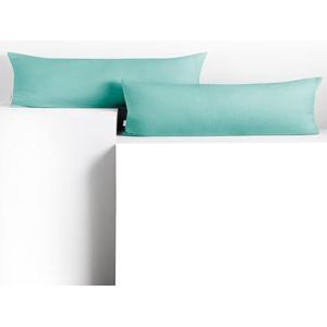 Utopia Bedding - Jersey kussensloop 40 x 80 cm, set van 2 - OEKO-TEX - Kussensloop van katoenmix met envelopsluiting - Beige (Binnenkussen niet inbegrepen), Alleen kussensloop