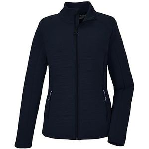 killtec Dames Fleecejack met opstaande kraag KOS 38 WMN FLX JCKT, dark navy, 44, 41277-000