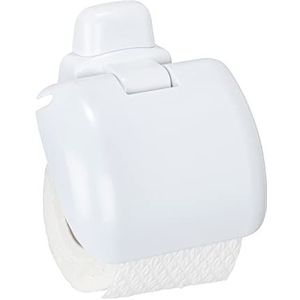 WENKO Toiletpapierhouder Pure kunststof (ABS), 16 x 5 x 16 cm, wit