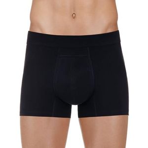 PROTECHDRY - Wasbaar urinaire incontinentie katoen Boxer kort ondergoed voor heren, met absorberende zone aan de voorkant, zwart groot, 36-38 inch taille