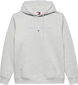Tommy Jeans - Linear Logo Sweater - Grijs - Sweater