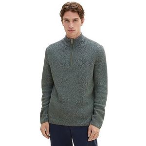 TOM TAILOR Herentrui, 32741 - Green Blue Mouline, XXL