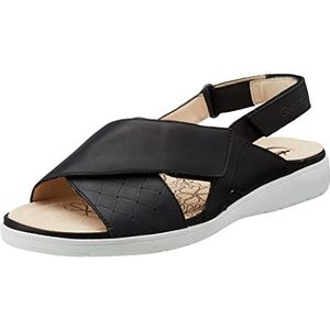 Ganter Dames GINA sandalen, zwart, 41 EU