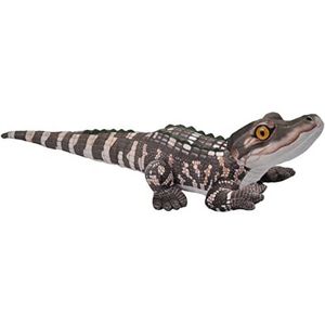 Wild Republic Living Stream Baby Alligator 30,5 cm, cadeau voor kinderen, pluche speelgoed, geweldig cadeau voor vissers en sporters