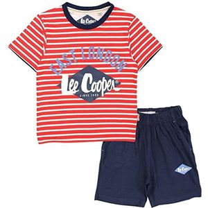 Lee Cooper Shorts-T-shirt-set, Rood, 4 Jaren