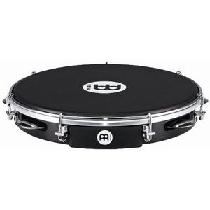 Meinl Percussion PA10ABS-BK-NH ABS Pandeiro met nappabont, 25,40 cm diameter, zwart