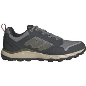 adidas Tracerocker 2.0 Trailloopschoenen voor heren, Massief Grijs Olijf Strata Carbon, 38 2/3 EU