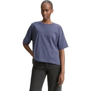 TOM TAILOR Denim T-shirt voor dames, 13180 - Foggy Ocean Blue, XXL