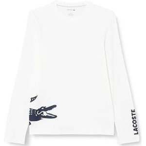 Lacoste Pyjama-top, Wit/Navy, XXL