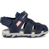 Geox Baby Jongens B Flaffee Boy Sandaal, Donkerblauw, 21 EU