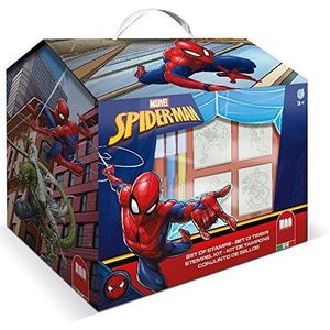 Multiprint Spiderman rubberen stempel Big Box (set van 12)