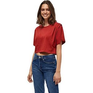 DESIRES Dames Jewel Tee T-shirt, Burnt Red, XXL