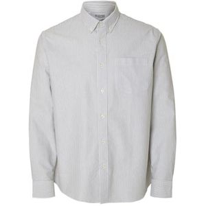 Selected - Regrick Oxford Flex - Overhemd - Lange Mouwen - Regular Fit - 100% Katoen