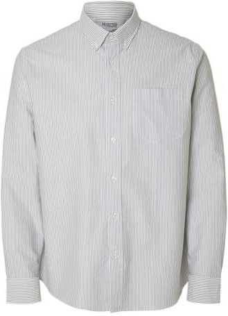 Selected - Regrick Oxford Flex - Overhemd - Lange Mouwen - Regular Fit - 100% Katoen