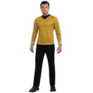 Rubie's officiële Star Trek Captain Kirk Shirt, goud