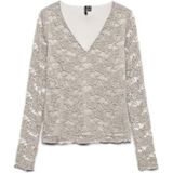 Vero Moda - Model 'IBEN' - Slim Fit Shirt - Kantlook - Lange Mouwen