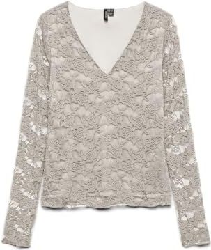 Vero Moda - Model 'IBEN' - Slim Fit Shirt - Kantlook - Lange Mouwen