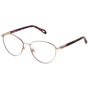 Just Cavalli Eyeglass Frame VJC056 Shiny Light Gold W/Coloured Parts 54/16/135 damesbril, Glanzend licht, goud, gekleurde delen, 54/16/135